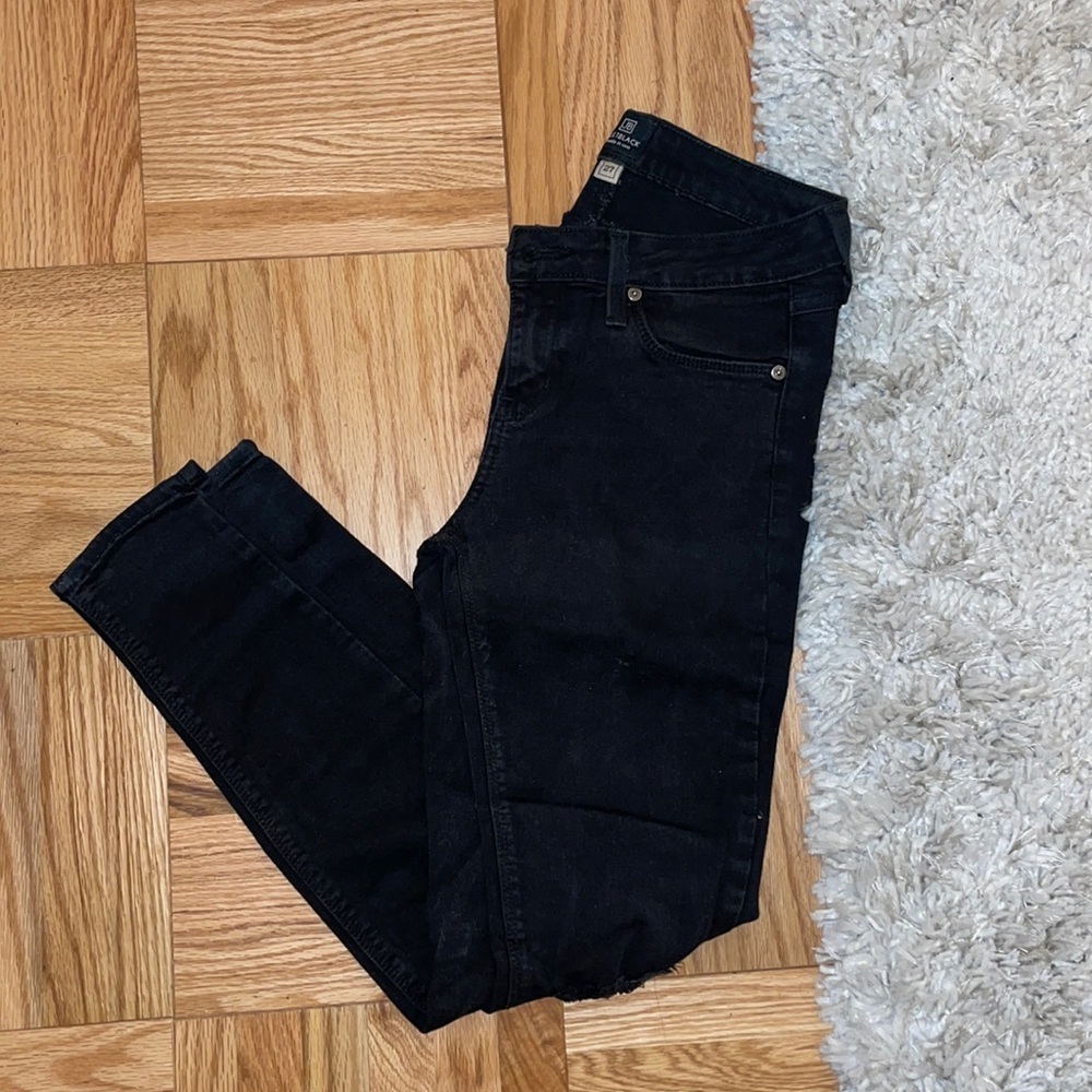 Just Black skinny black jeans